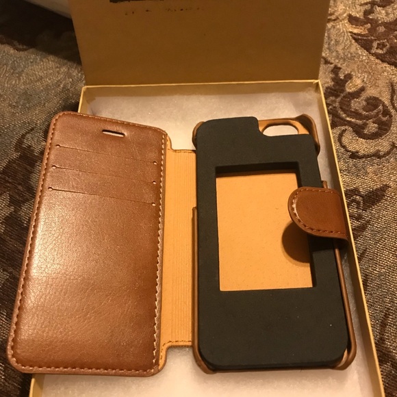 New Swanky Badger 100% Leather Cell iPhone 7 Case - Picture 2 of 3